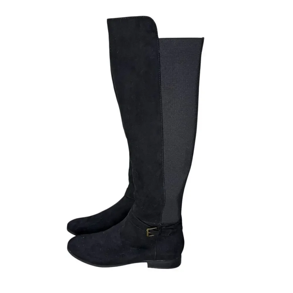 Style & Co Kimmball Over-The-Knee Black Riding Boots 8